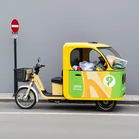 frota de triciclos elétricos