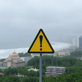 alerta de ventos Litoral Norte SP