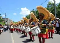 Grupo de Catira e Banda Marcial da Fundação Mirim