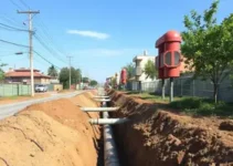 obras de esgotamento sanitário