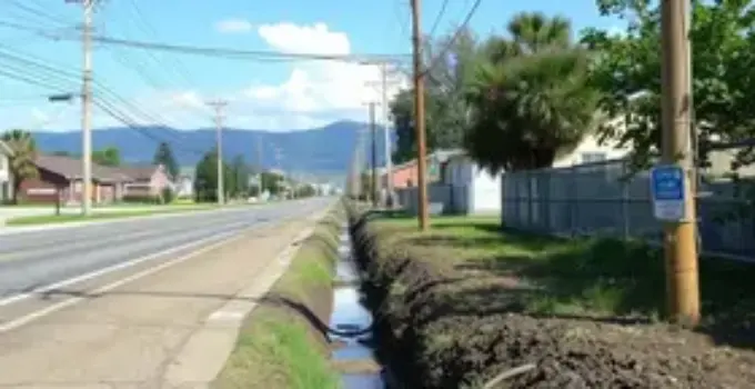 limpeza de valas e canais