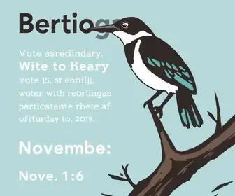 Bertioga ave símbolo